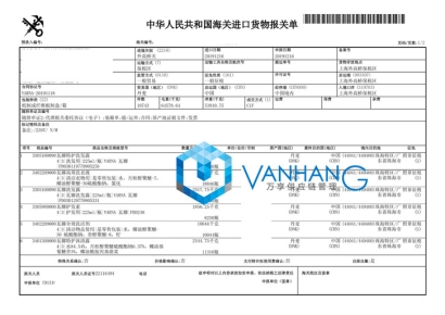 日化品報(bào)關(guān)代理洗發(fā)露/洗衣液/護(hù)發(fā)素/洗潔劑/沐浴露到上海到外高橋案例