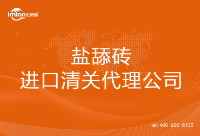 鹽舔磚進口清關代理公司